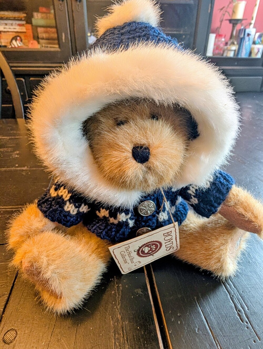 Vintage 2003 Boyds Bear Kristy S. Wintersley The Head Bean Collection Y2K 11"